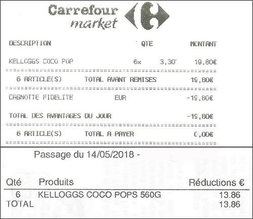 Coco Pops de Kellogg's chez Carrefour Market (15/05 - 27/05)